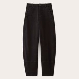 black size 2 Everlane Utility Barrel Leg Pants